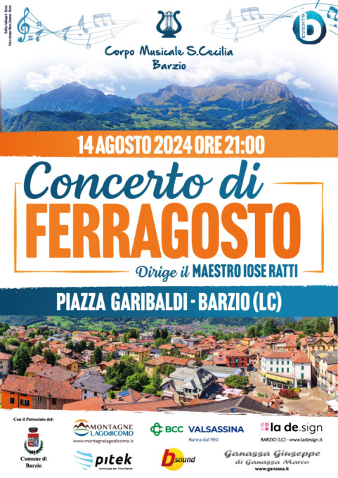 Barzio: è tutto pronto per il concerto di Ferragosto