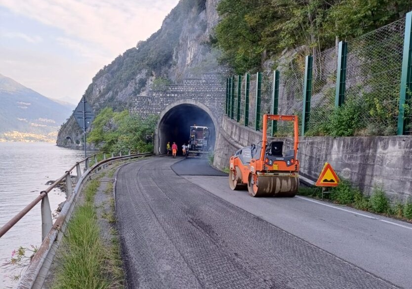 Lavori sulla Sp 72: la provinciale riapre in anticipo