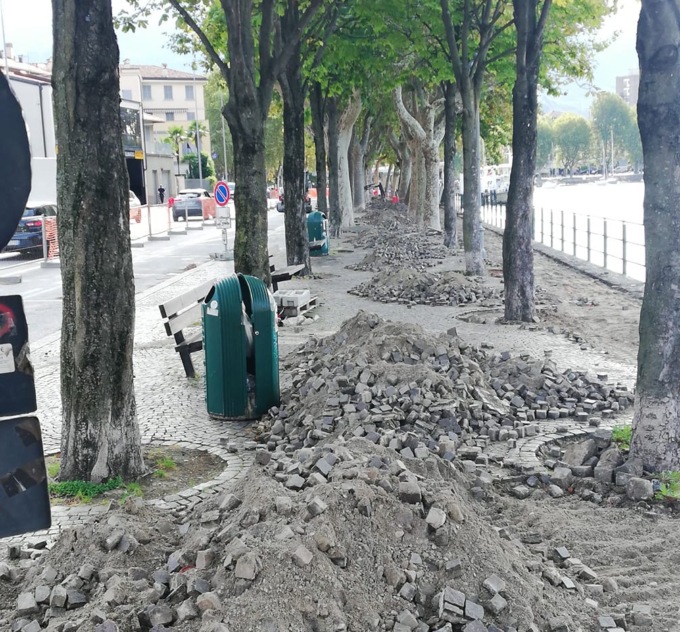 Cantieri a Lecco: dal Lungolago al Teatro il punto della situazione