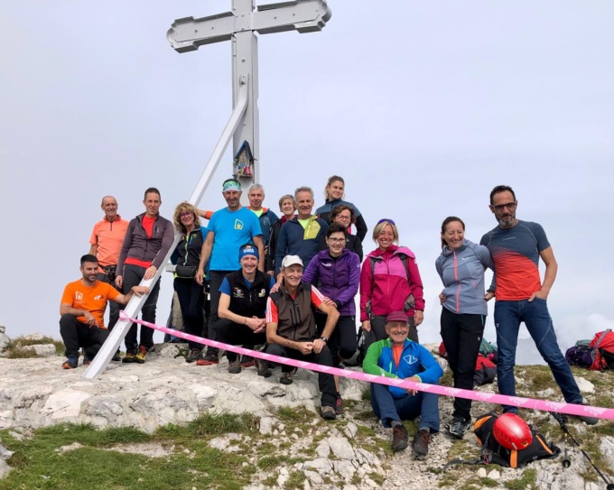 Il Cai Strada Storta sulla ferrata Maurizio