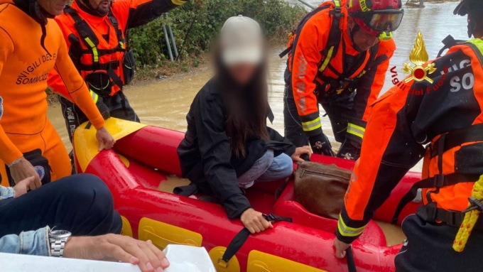 Maltempo nelle Marche: mobilitati anche i Vigili del fuoco di Lecco