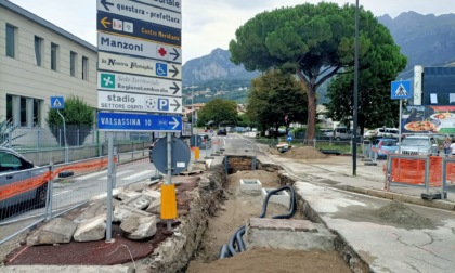 Teleriscaldamento Lecco: ancora chiusa via Besonda in salita