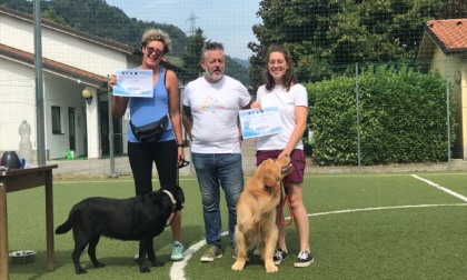 Ieri il 1° raduno regionale di cani allerta diabete, organizzato da Patrik Renzi del centro Toby Dog di Malgrate