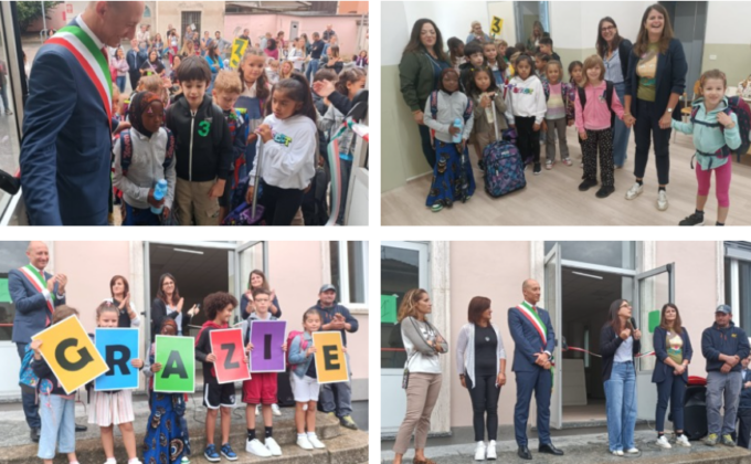 Lecco: tagliato il nastro della nuova Primaria Carducci