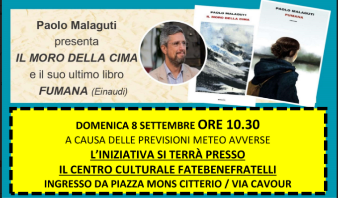 Valmadrera, l’incontro con Malaguti spostato al Fatebenefratelli causa maltempo