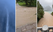 Gli impressionanti video di cascate e torrenti gonfi: Vigili del fuoco in campo