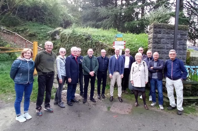 Germanedo, inaugurata la nuova palizzata della via Crucis