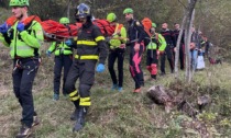 Valmadrera, 78enne ferita sopra Trebbia; intervento dei Vigili del fuoco e del Soccorso alpino