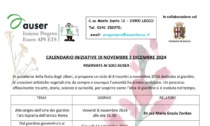 Auser Progetto Essere, le iniziative di novembre e dicembre per i soci