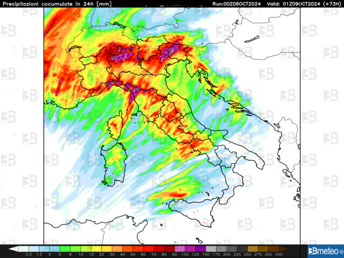 Due forti perturbazioni in arrivo soprattutto al Centronord, rischio nubifragi e allagamenti