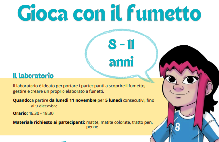 “Gioca con il fumetto”, il laboratorio della Biblioteca civica di Lecco