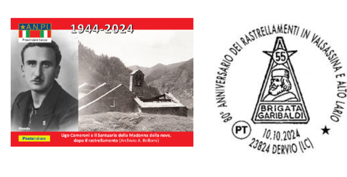 Ottantesimo anniversario dei Rastrellamenti in Valsassina e Alto Lario: ecco l’annullo postale