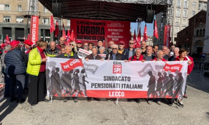 SPI CGIL Lecco: pensionati in piazza per difendere il potere d'acquisto