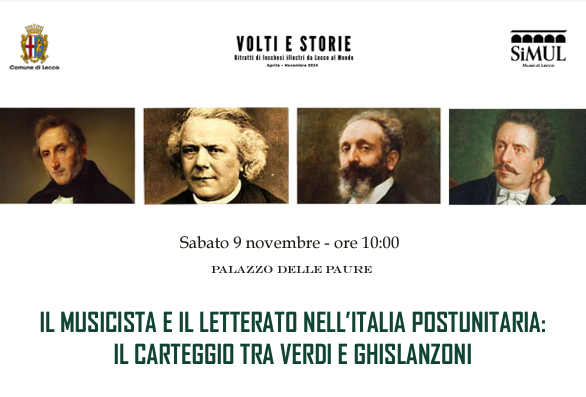 “Volti e Storie”, sabato 9 tocca ad Antonio Ghislanzoni
