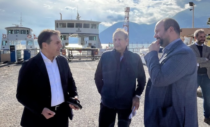 Cantiere navale di Dervio, Zamperini effettua un sopralluogo