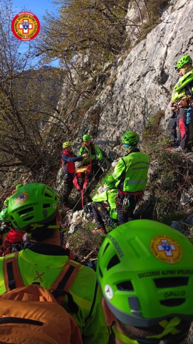 Esercitazione del Soccorso Alpino attorno a Valmadrera