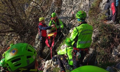 Esercitazione del Soccorso Alpino attorno a Valmadrera