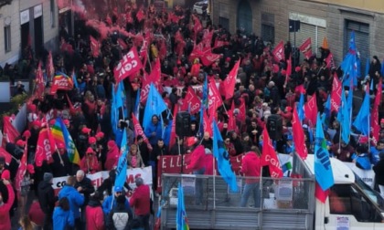 Sciopero generale: 1000 in corteo a Lecco