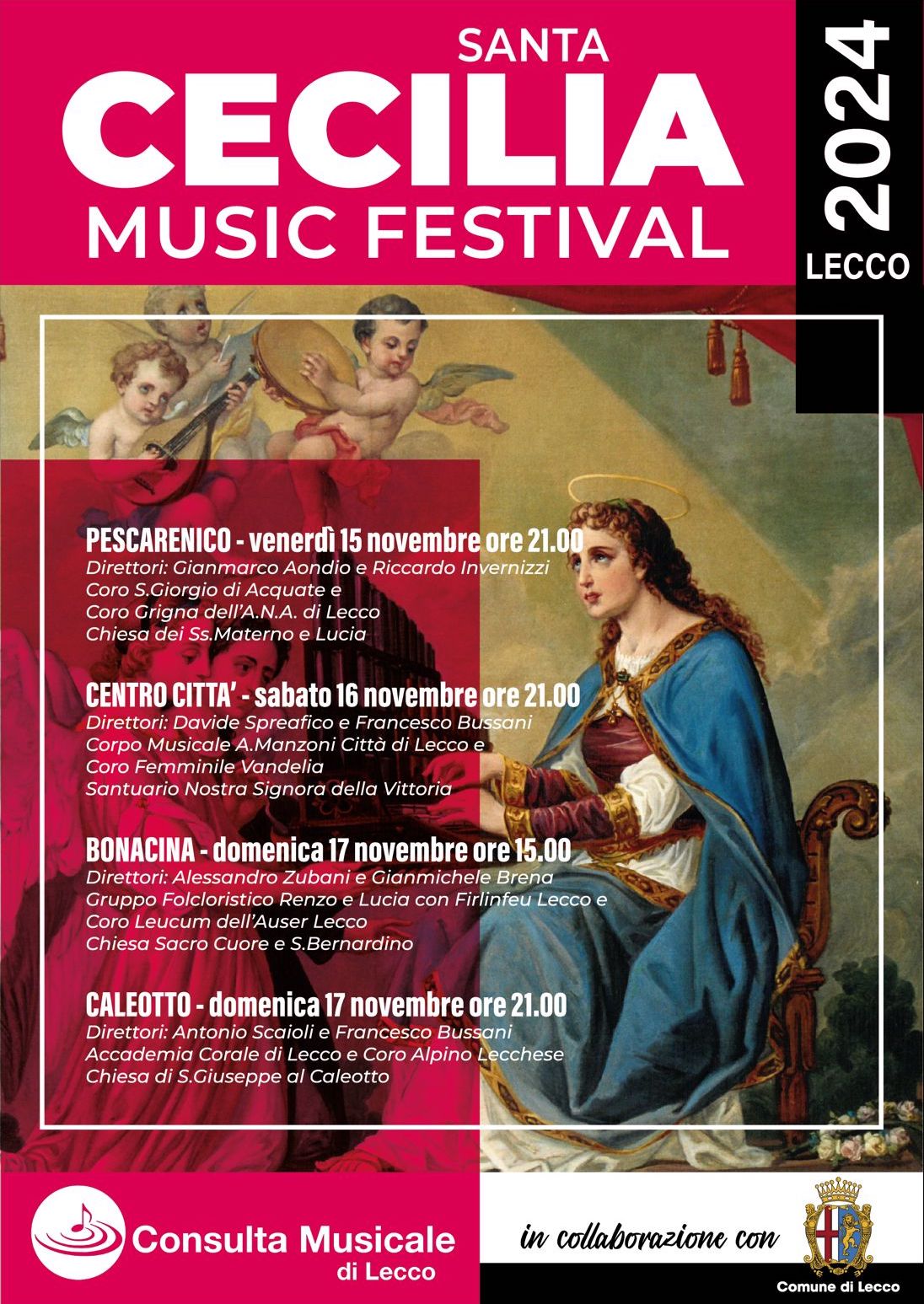 Santa Cecilia Music festival con programma