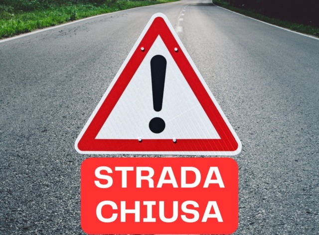 Sp 64 della Valbrona chiusa al transito per lavori