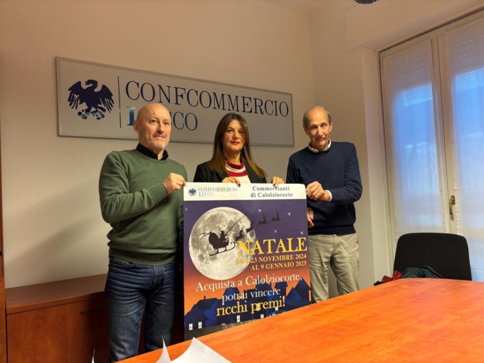 Natale a Calolzio: tornano le luminarie e la Lotteria dei commercianti