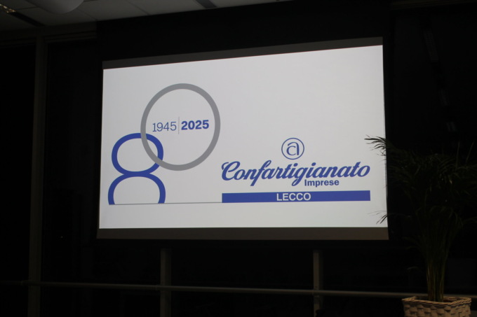 il logo per l'ottantesimo di Confartigianato Lecco