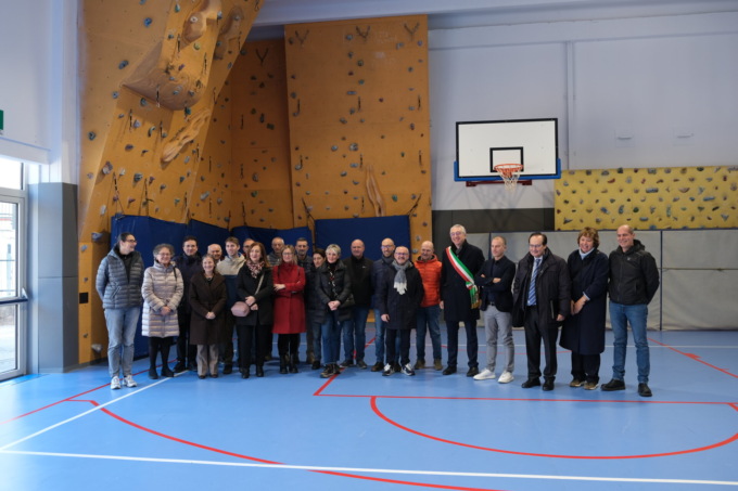 Valmadrera, scuola L.B Vassena: inaugurata la palestra dopo i lavori