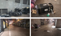 Raid vandalico in centro: "Notte di ordinaria follia a Lecco"