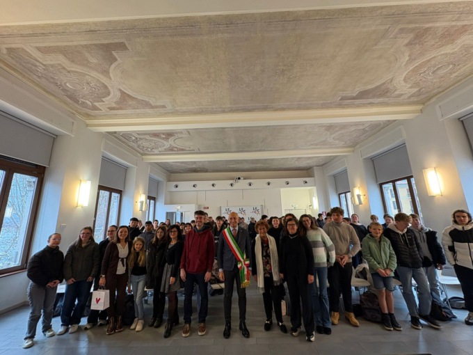 Lecco, il sindaco incontra gli studenti del Collège Pasteur di Macon