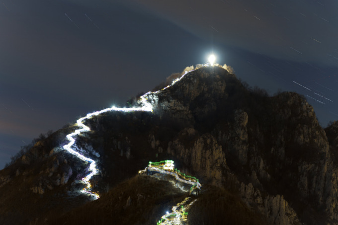 Fiaccolata de La Mula sul Barro: che spettacolo!