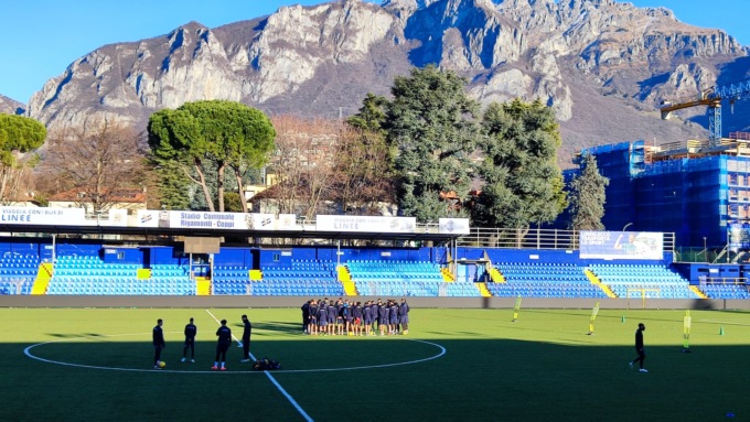 Bentornato Lecco! I blucelesti di nuovo in campo da oggi per preparare il 2025