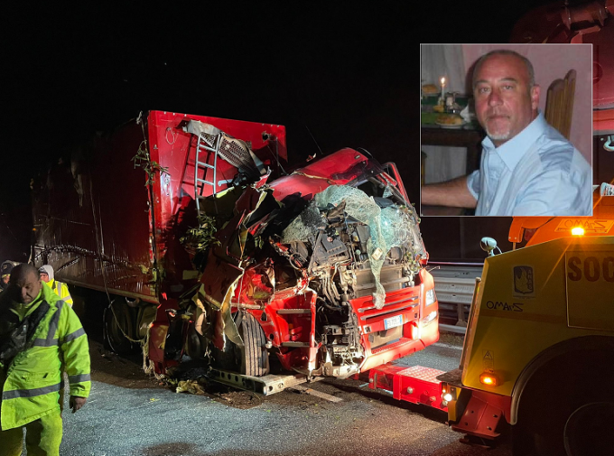 Tir ribaltato sulla Statale 36: la vittima è Giovanni Magon, 61 anni