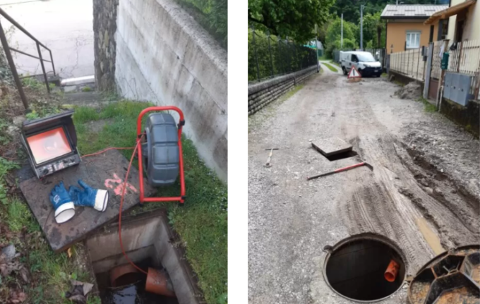 Rilevamento delle utenze fognarie meteoriche a Malgrate e Lomagna