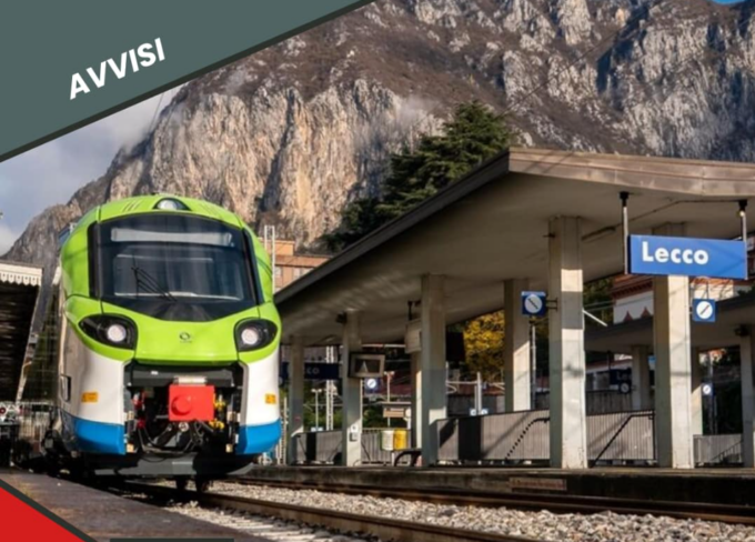 Lavori in stazione a Lecco: modifiche alla circolazione dei treni dal 25 gennaio al 28 febbraio