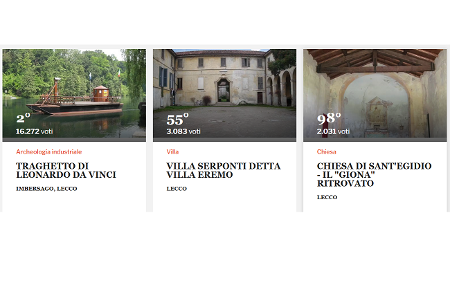 Luoghi del Cuore Fai: Villa Eremo in rimonta