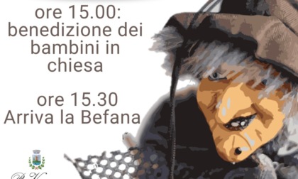 Il 6 gennaio la befana fa tappa a Varenna