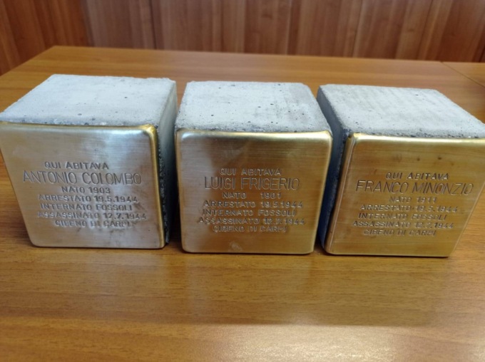 Giorno della Memoria: tre pietre d’inciampo posate a Lecco