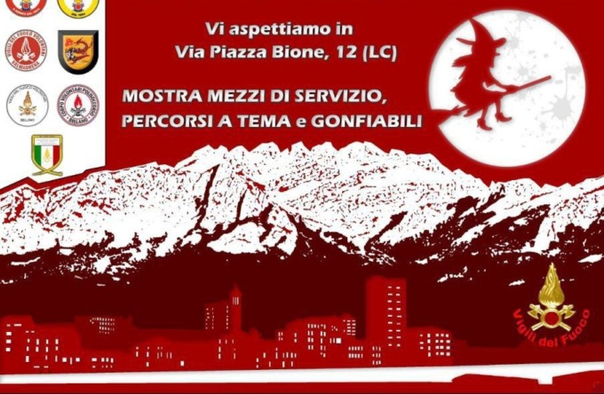 All’Epifania la befana fa visita alla caserma dei Vigili del fuoco