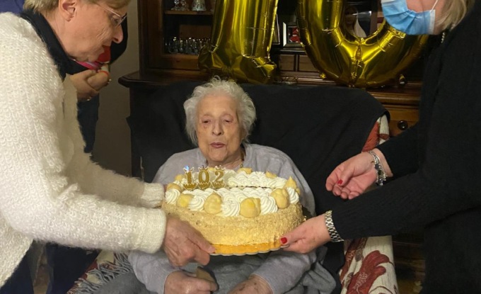 Calolzio festeggia nonna Rita, la più anziana della città