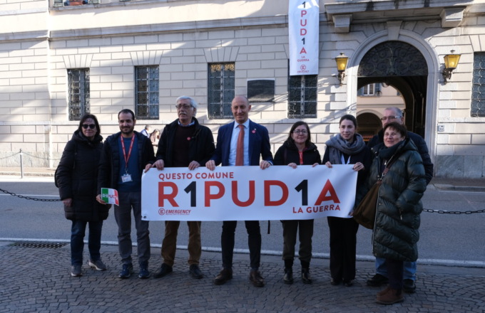 R1pud1a: il Comune di Lecco aderisce alla campagna di Emergency contro la guerra