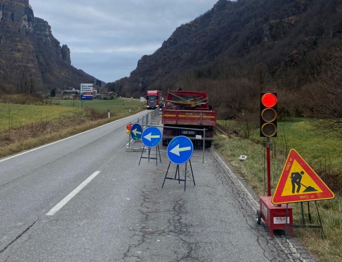Più sicurezza sulla Sp62 coi nuovi guard-rail