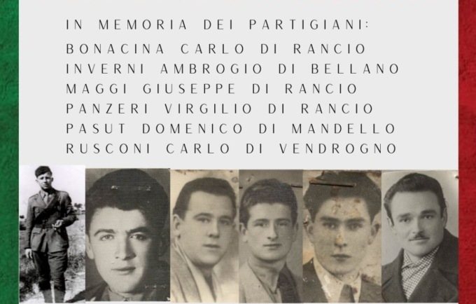 Varenna commemora l’80° anniversario della fucilazione dei partigiani di Rancio e del lago