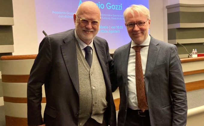 Antonio Gozzi incontra gli imprenditori di Confindustria Lecco e Sondrio