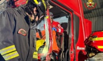 Intrappolati nella cabina di un camion: maxi esercitazione di Vigili del fuoco e Croce rossa