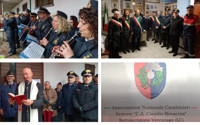 Inaugurata a Vercurago la nuova sede dei Carabinieri in Congedo
