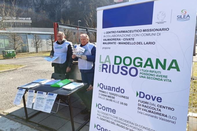 A Valmadrera è partita la “Dogana del riuso”