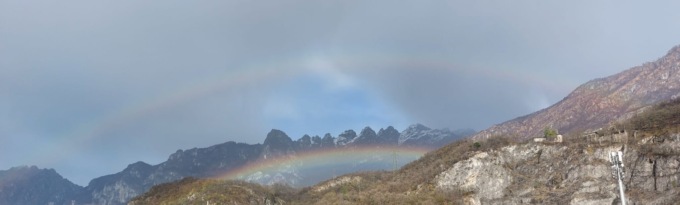 Doppio arcobaleno su Lecco, che magia!