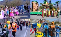 A Valmadrera un fiume di colori per il Carnevale, con il carro "Jamaica in Vall" e il gruppo "ValMarea"