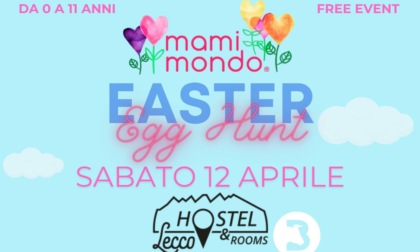 Mamimondo, al Lecco Hostel la caccia alle uova di Pasqua