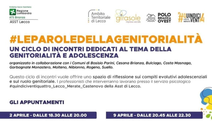 “Le parole della genitorialità”: un ciclo di incontri dedicati al tema